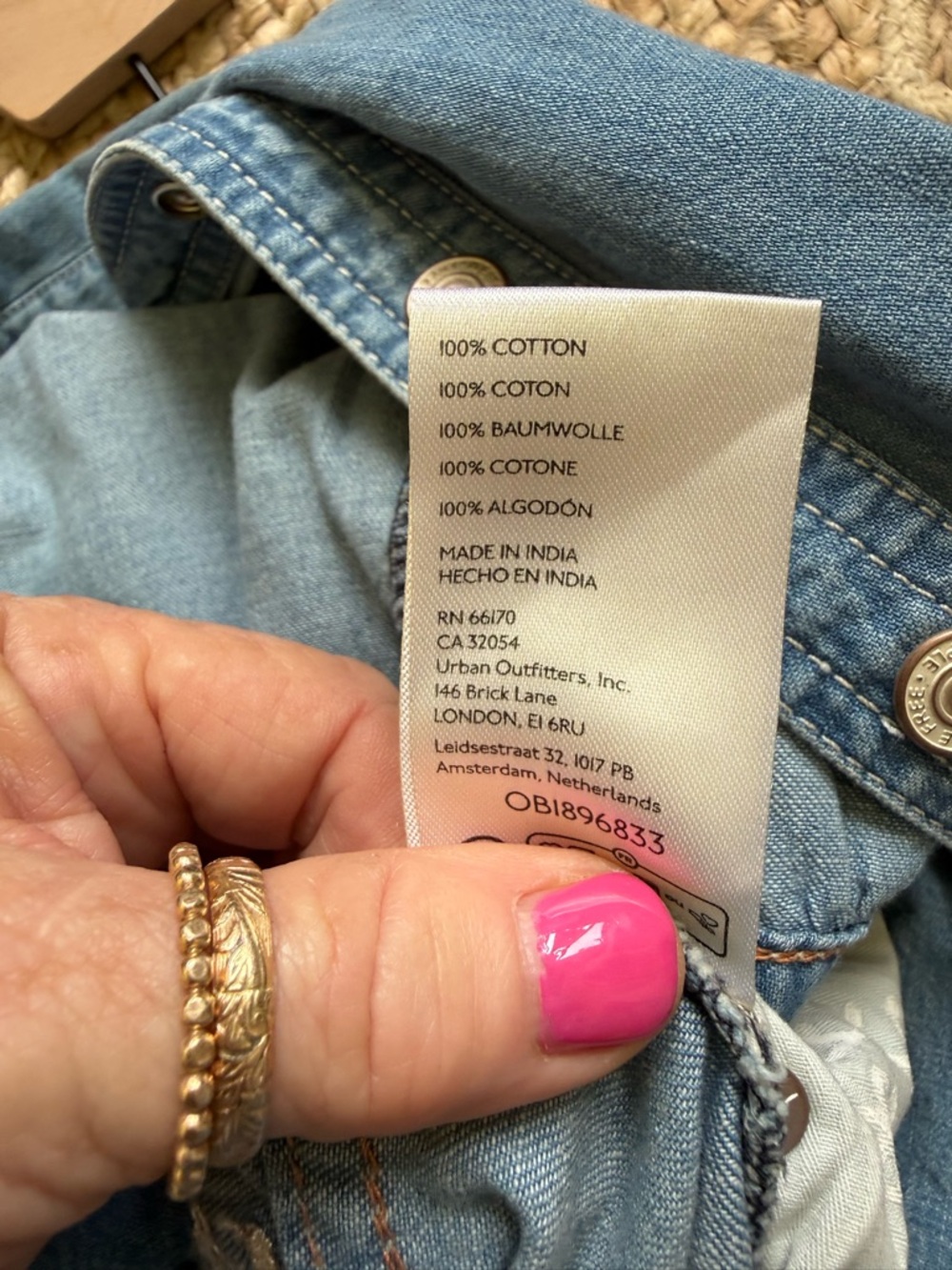 Free People jean short jumpsuit - Picture 10 of 10